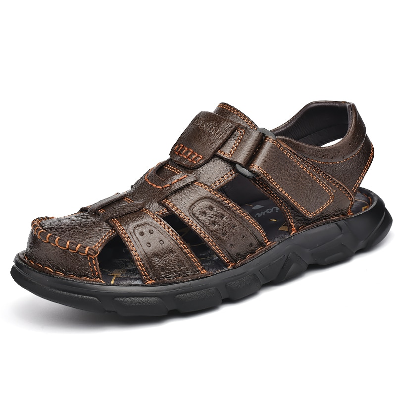 Men's Genuine Leather Sandals – Dad Escape