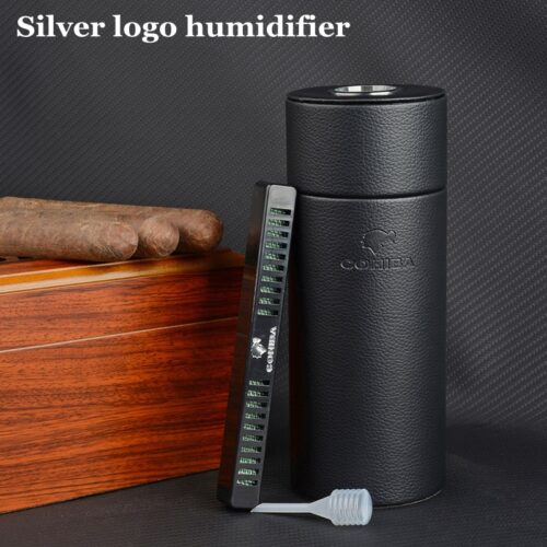 Leather Cigar Travel Humidor